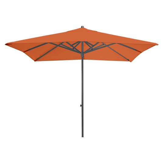Vlaemynck Easy Track Parasol 250 × 250 cm – Amber canopy, Anthracite frame