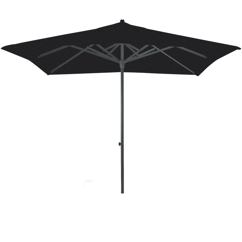Load image into Gallery viewer, Vlaemynck Easy Track Parasol 250 × 250 cm – Coal canopy, Anthracite frame
