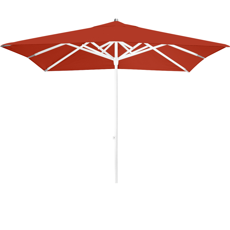 Load image into Gallery viewer, Vlaemynck Easy Track Parasol 250 × 250 cm – Earthenware canopy, White frame
