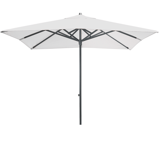 Vlaemynck Easy Track Parasol 250 × 250 cm – Ecru canopy, Anthracite frame