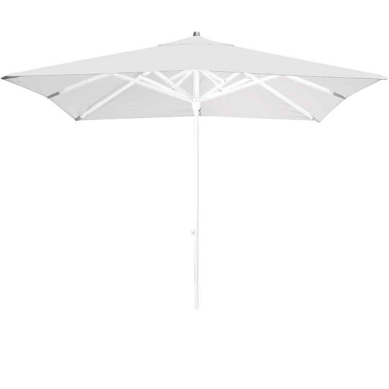 Load image into Gallery viewer, Vlaemynck Easy Track Parasol 250 × 250 cm – Ecru canopy, White frame
