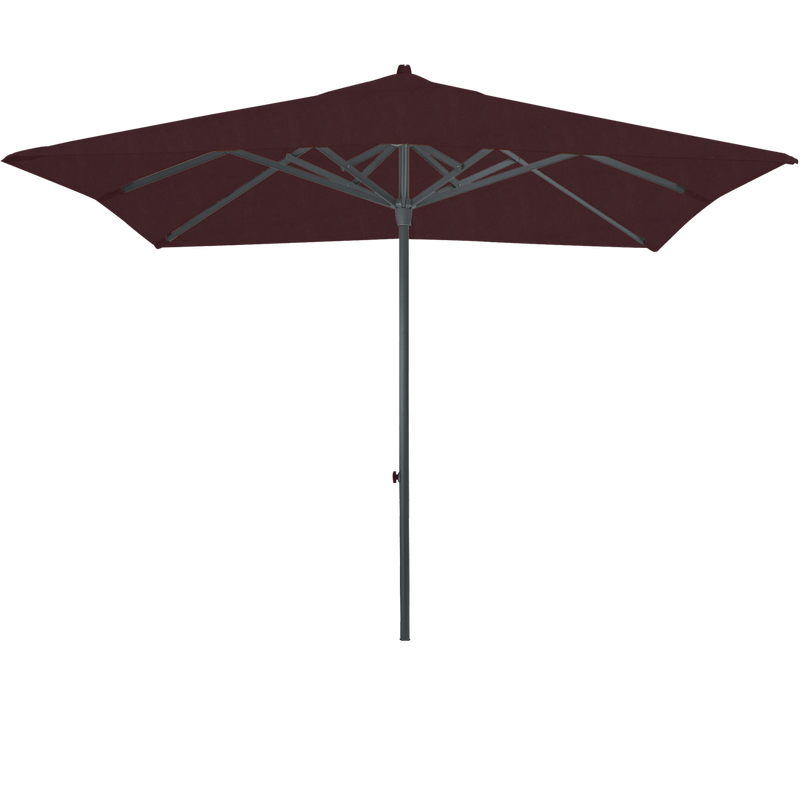 Load image into Gallery viewer, Vlaemynck Easy Track Parasol 250 × 250 cm – Garnet canopy, Anthracite frame
