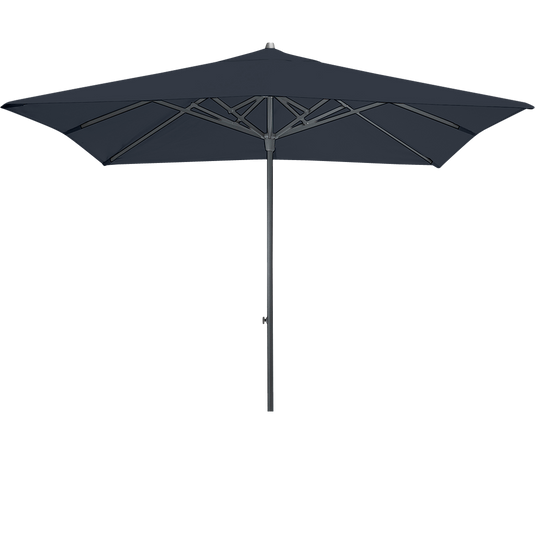 Vlaemynck Easy Track Parasol 250 × 250 cm – Granite canopy, Anthracite frame
