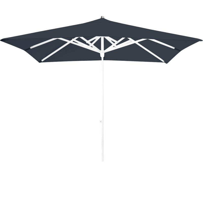 Load image into Gallery viewer, Vlaemynck Easy Track Parasol 250 × 250 cm – Granite canopy, White frame
