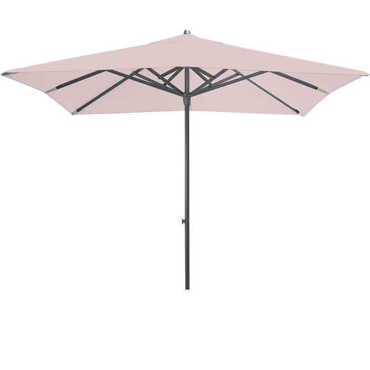 Vlaemynck Easy Track Parasol 250 × 250 cm – Papyrus canopy, Anthracite frame
