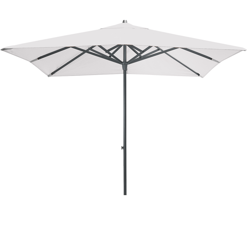 Load image into Gallery viewer, Vlaemynck Easy Track Parasol 250 × 250 cm – Steel Grey canopy, Anthracite frame
