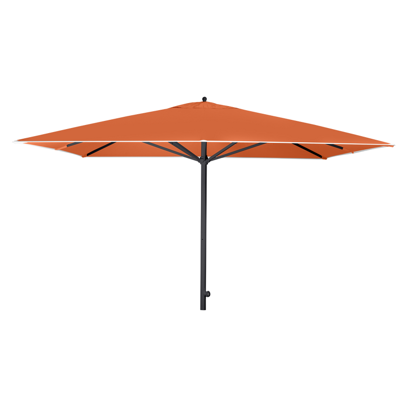 Load image into Gallery viewer, Vlaemynck Easy Track Parasol 330 × 330 cm – Amber canopy, Anthracite frame
