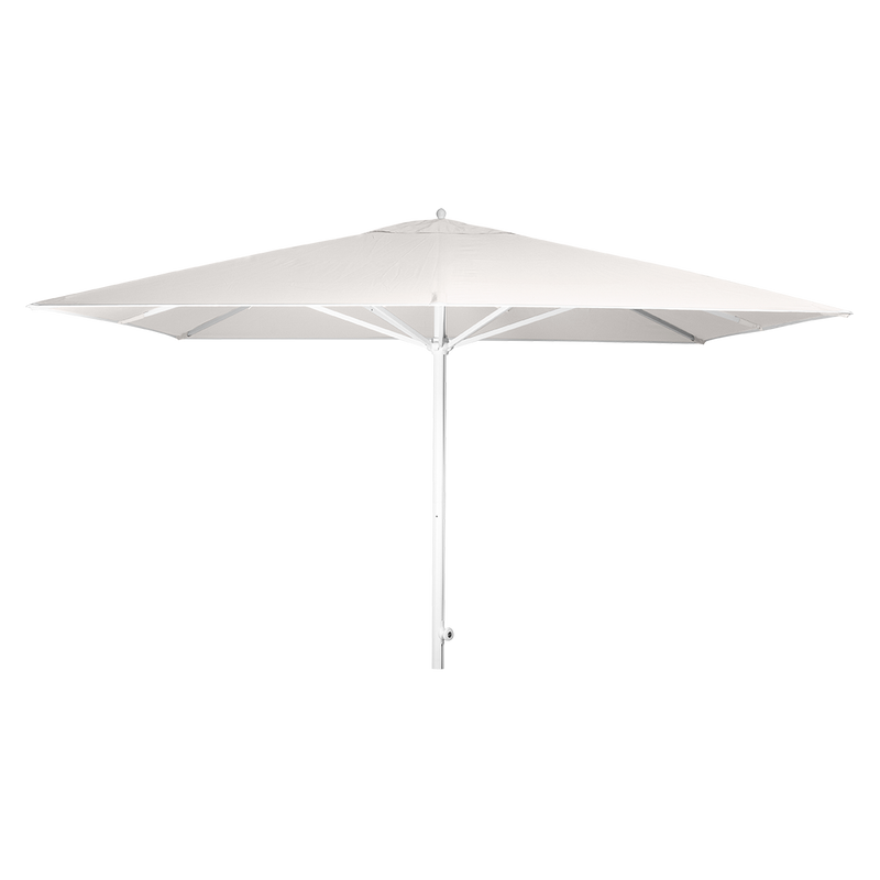 Load image into Gallery viewer, Vlaemynck Easy Track Parasol 330 × 330 cm – Ecru canopy, White frame
