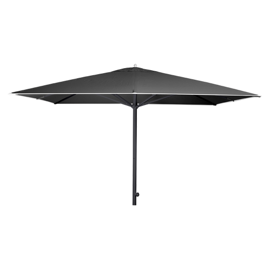 Vlaemynck Easy Track Parasol 330 × 330 cm – Granite canopy, Anthracite frame