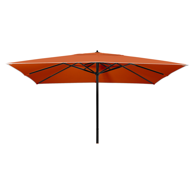 Load image into Gallery viewer, Vlaemynck Easy Track Parasol 400 × 300 cm – Amber canopy, Anthracite frame
