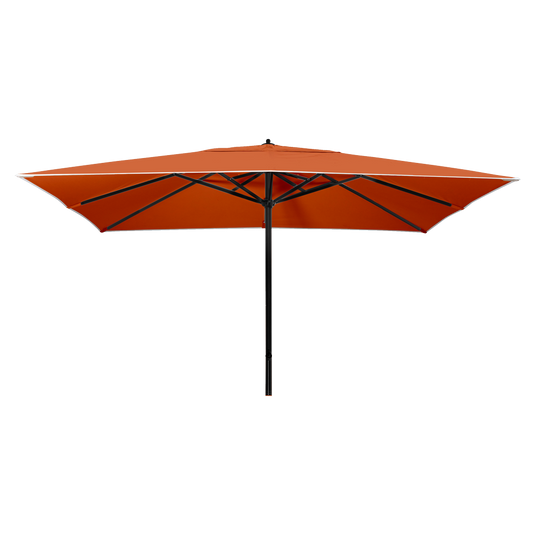 Vlaemynck Easy Track Parasol 400 × 300 cm – Amber canopy, Anthracite frame