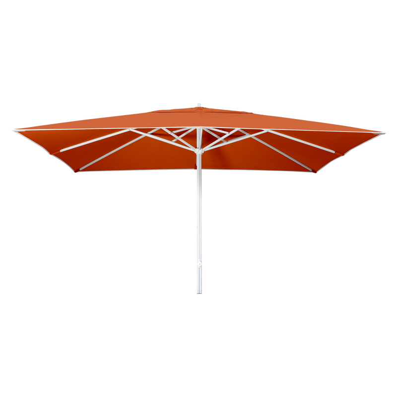 Load image into Gallery viewer, Vlaemynck Easy Track Parasol 400 × 300 cm – Amber canopy, White frame
