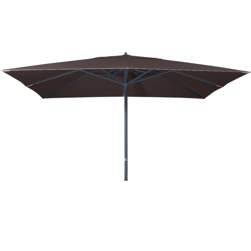 Load image into Gallery viewer, Vlaemynck Easy Track Parasol 400 × 300 cm – Peppercorn Brown canopy, Anthracite frame
