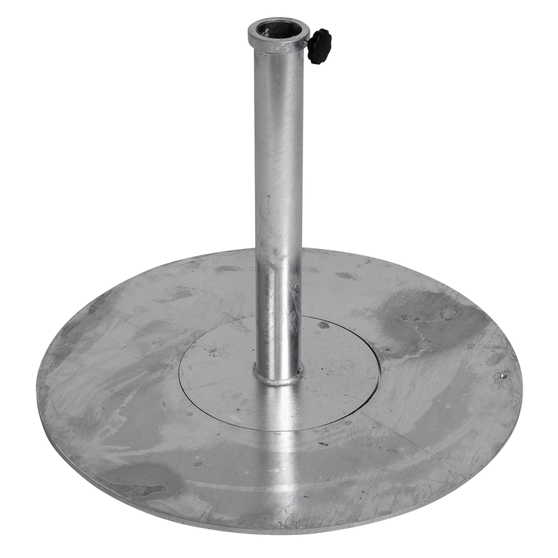 Load image into Gallery viewer, Vlaemynck Galvanised Steel Beach Parasol Base 60 kg – Ø60 mm Poles – view 3

