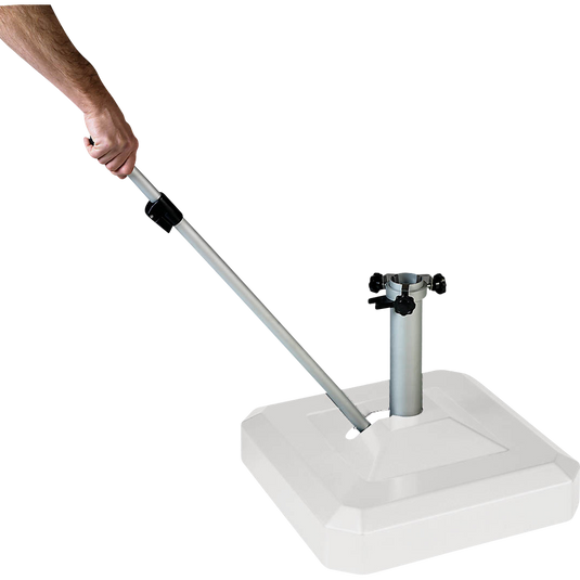 Vlaemynck Liro Concrete Parasol Base 45 kg – White