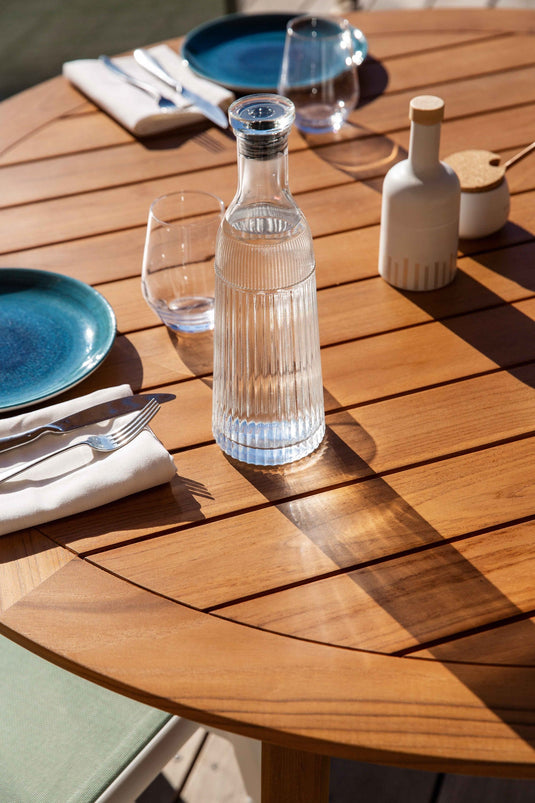 Vlaemynck Lodge Round Teak Dining Table Ø120 cm – view 3