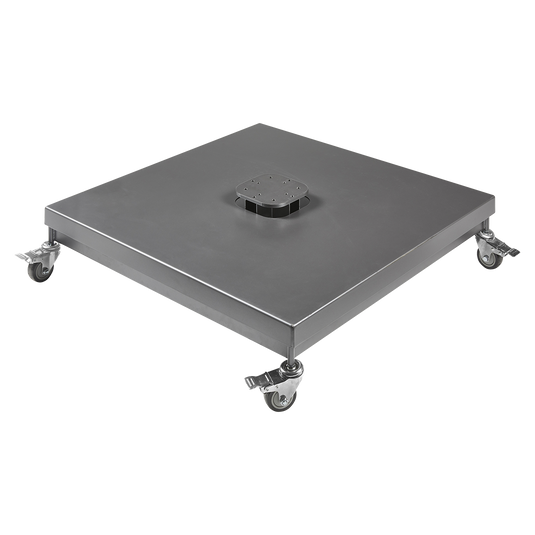 Vlaemynck Parasol Base with Aluminium Cover – White