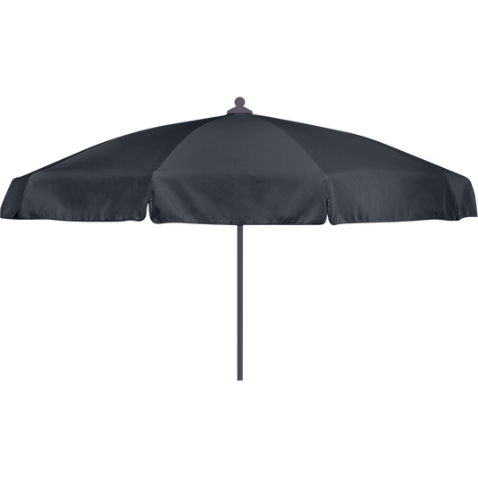 Vlaemynck Plage Parasol Ø180 cm – Granite canopy, White – Flap & Braid frame
