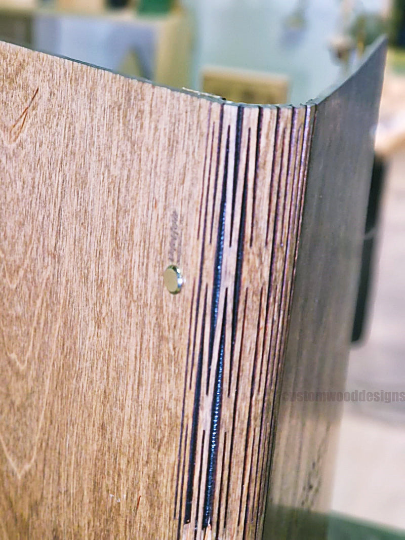 Load image into Gallery viewer, A4 Book Wooden Menu 21x30cm Custom Wood Designs __label: Multibuy walnut-a4-wooden-menu-21x30cm-51365712920919

