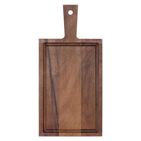 Walnut board with handle 33x16cm pack of 50 Custom Wood Designs walnutboardlargecustomwooddesigns