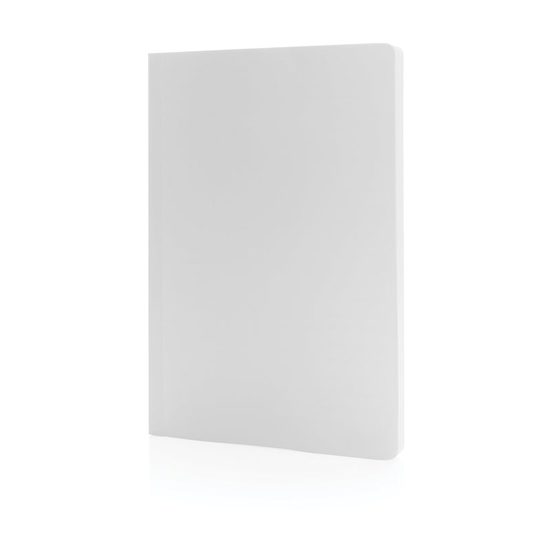 Load image into Gallery viewer, A5 Softcover stone paper notebook pack of 25 White Custom Wood Designs __label: Multibuy whitea5softcovernotebookcustomwooddesignspromoofficegiftingpadprint_9cff29a7-6ee4-4628-9047-9b8689a2a06c

