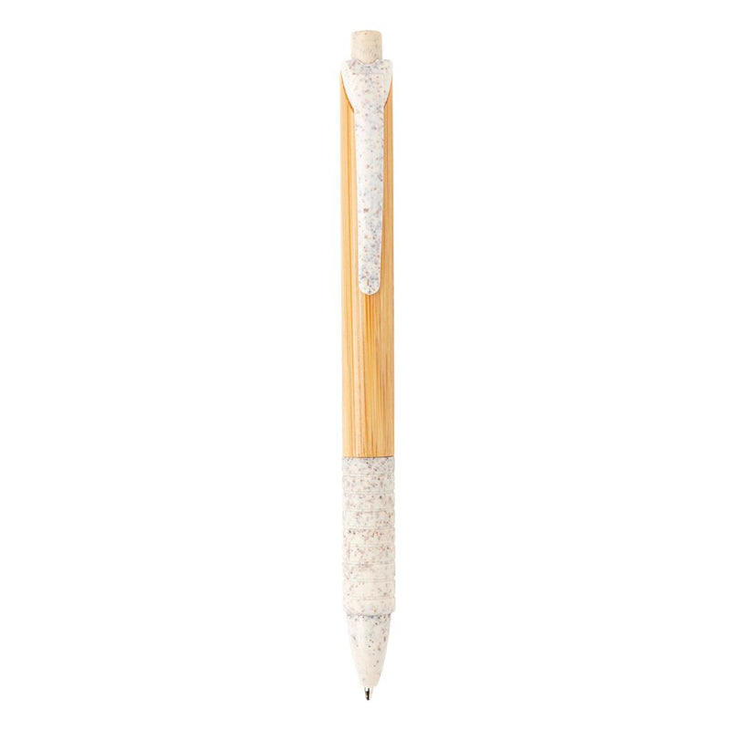 Load image into Gallery viewer, Bamboo &amp; wheat straw pen pack of 500 White Custom Wood Designs __label: Multibuy whitebamboowheatstrawpencustomwooddesignsoffice
