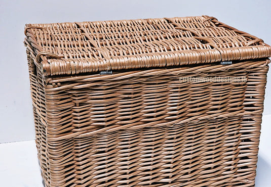 10 x Wicker Hamper Basket Large 40 X 30 X 30cm Wicker Hamper Basket Custom Wood Designs Gifting basket hamper basket Retail display basket wicker basket wicker-hamper-basket-with-black-fabric-lining-10-x-wicker-hamper-basket-large-40-x-30-x-30cm-53613683867991