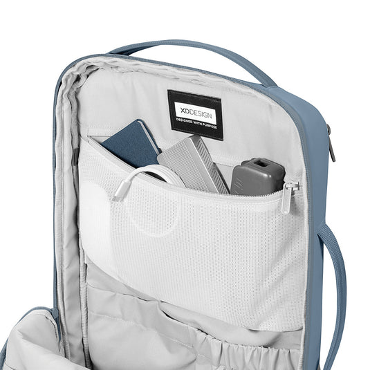 XD Design Bobby Air Backpack - Custom Wood DesignsXD Design Bobby Air Backpack in black with multiple compartments and padded straps, designed for travel and daily use.Bags & TravelP706.3215Nylon,rPETblue